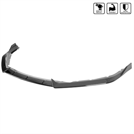 Spec-D Tuning FRONT BUMPER LIP GLOSSY BLACK LPF-ALT16GB-PQ